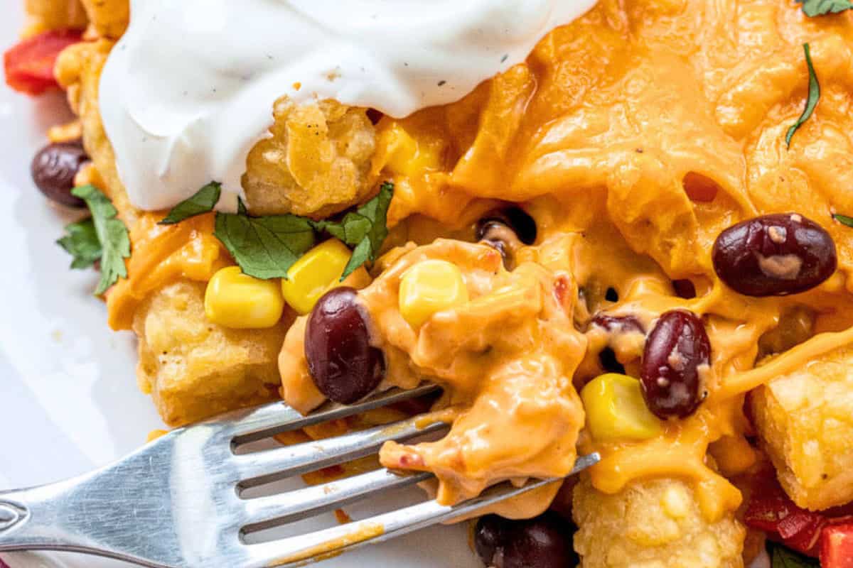 Mexican Tater Tot Casserole