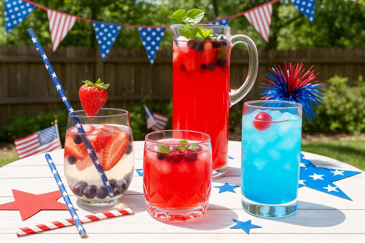 Easy 4th of July Drinks to Make (Cocktails for Your BBQ)