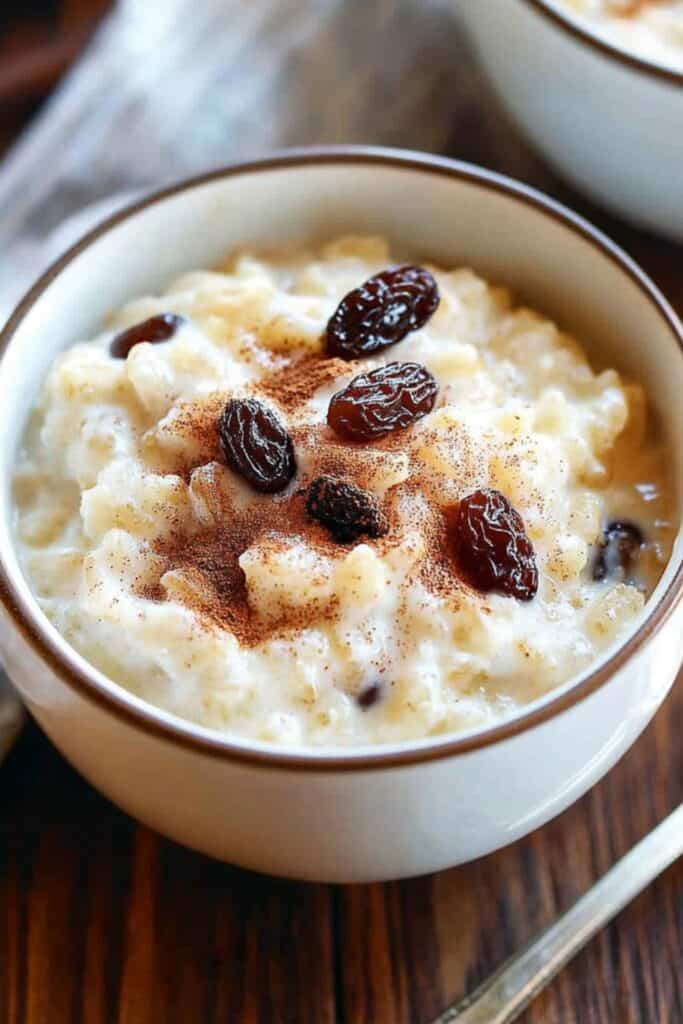 Grandma's Rice Pudding with Cooked Rice