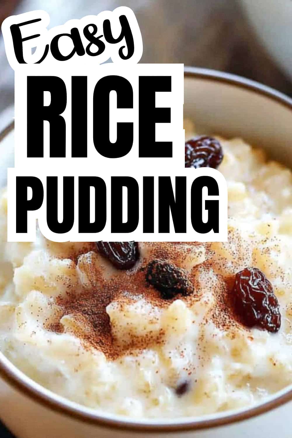 Grandma's Rice Pudding with Cooked Rice