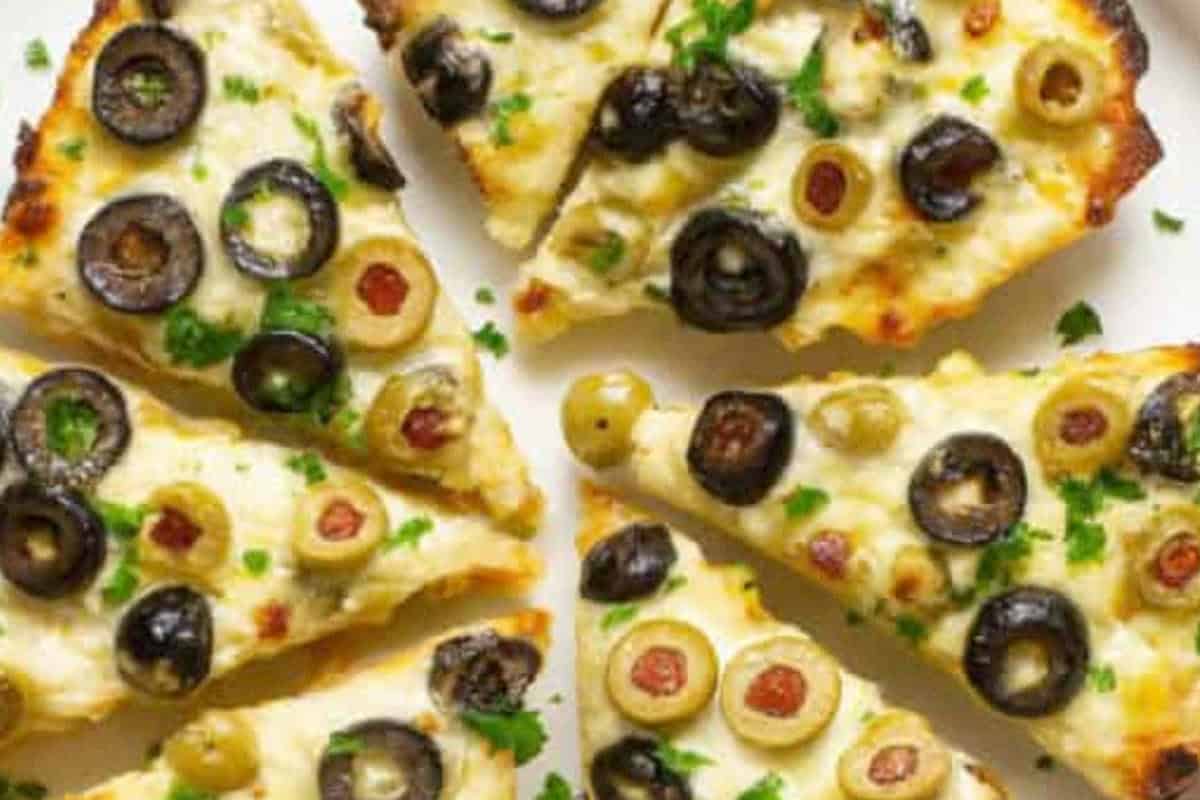 Easy Cheesy Olive Bread Appetizer