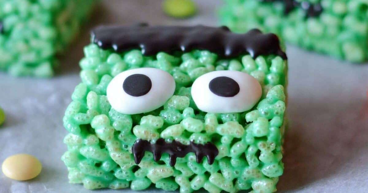 Cute & Spooky Rice Krispie Halloween Treats