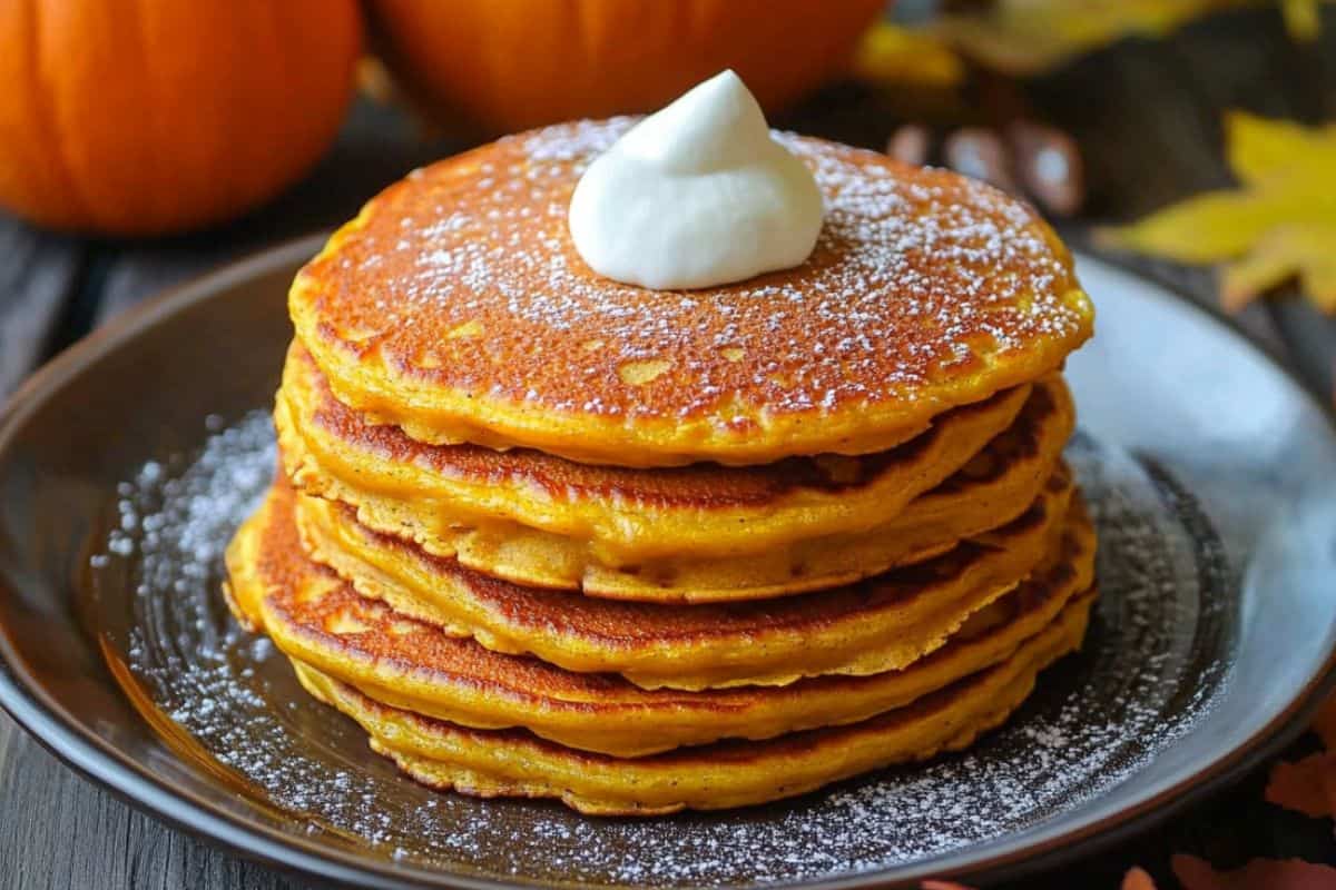 Healthy Pumpkin Pancakes