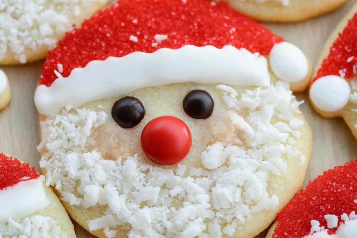 Jolly Santa Cookies for You to Make This Holiday Season
