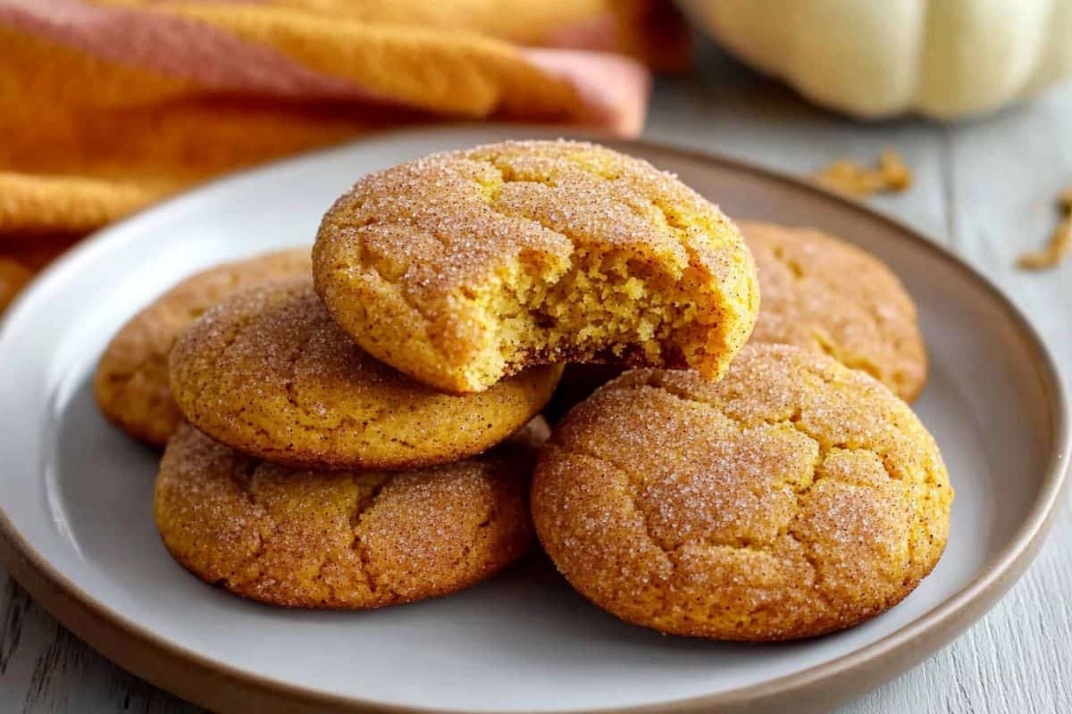 Homemade Pumpkin Snickerdoodles