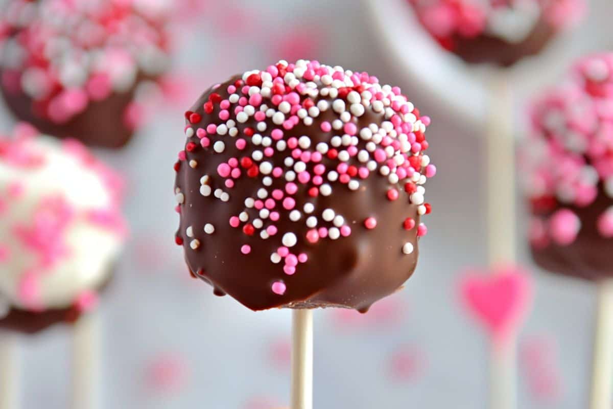 Fun Chocolate-Covered Valentine’s Day Marshmallow Pops