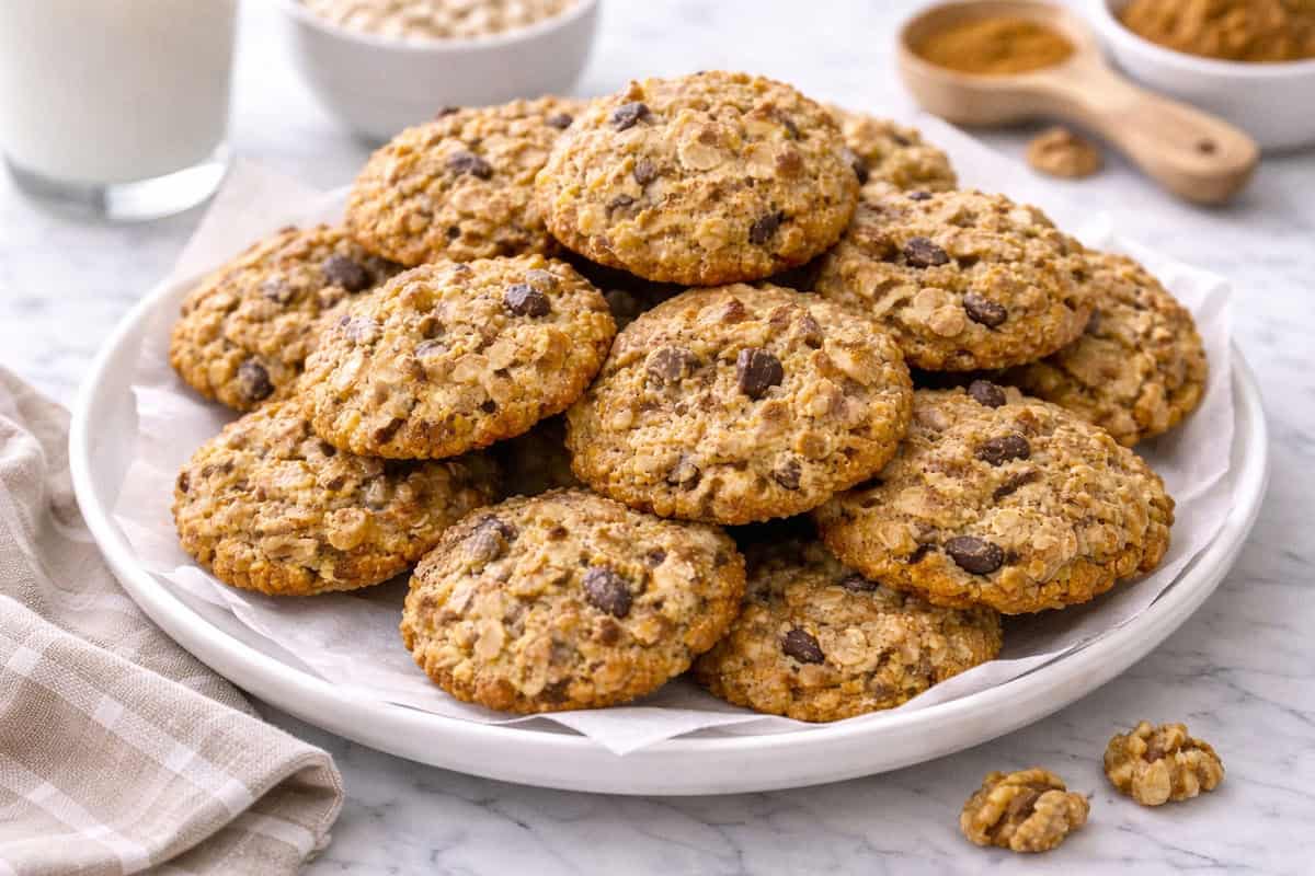 Chewy Applesauce Oatmeal Cookies