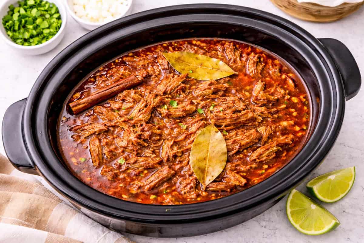 Authentic Mexican Birria Crockpot Recipe
